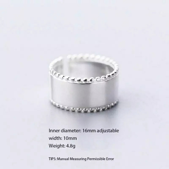 NEW Bohemian S925 Vintage Adjustable Antique Ring - Picture 6 of 9